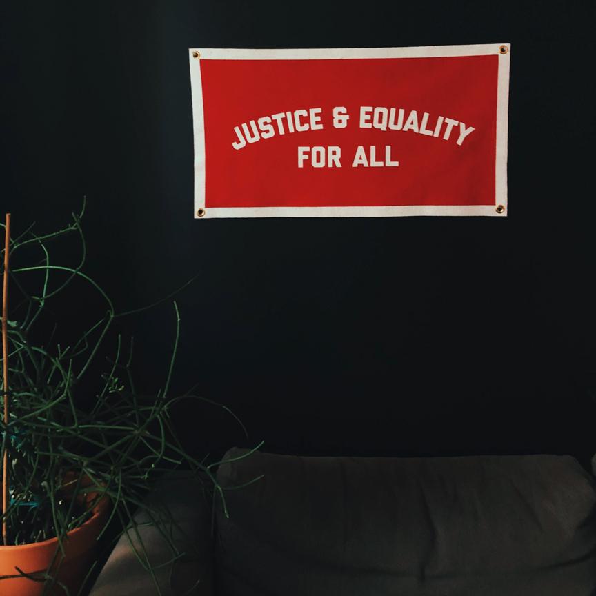 Justice and Equality For All Champion Banner