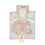 Floral Kitty Mini Suitcase Doll