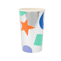 Meri Meri Silver Geometric Highball Cup - Shop Sweet Lulu