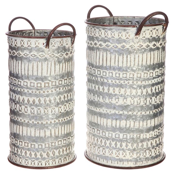 Stamped Metal Buckets