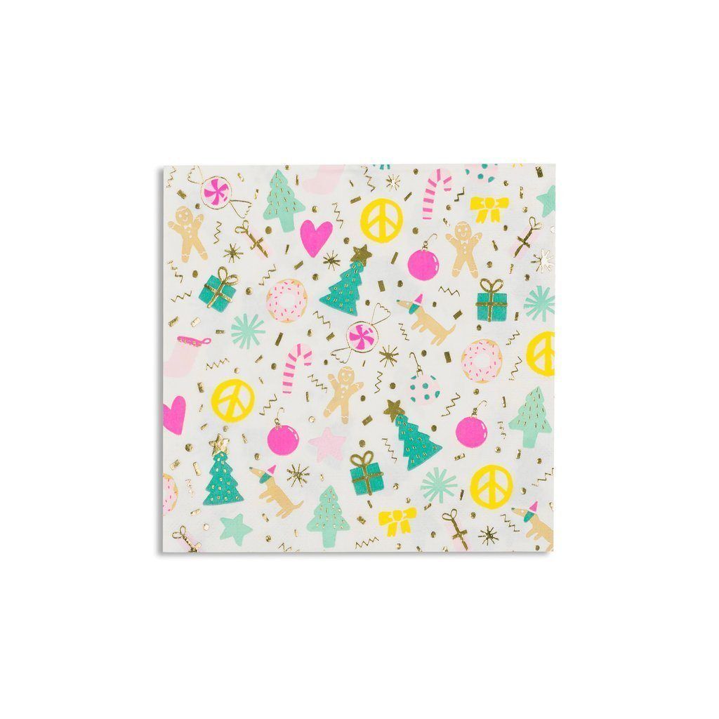 Merry + Bright Large Napkins - Shop Sweet Lulu