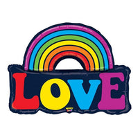 37" Rainbow LOVE Balloon (non foil) - Shop Sweet Lulu