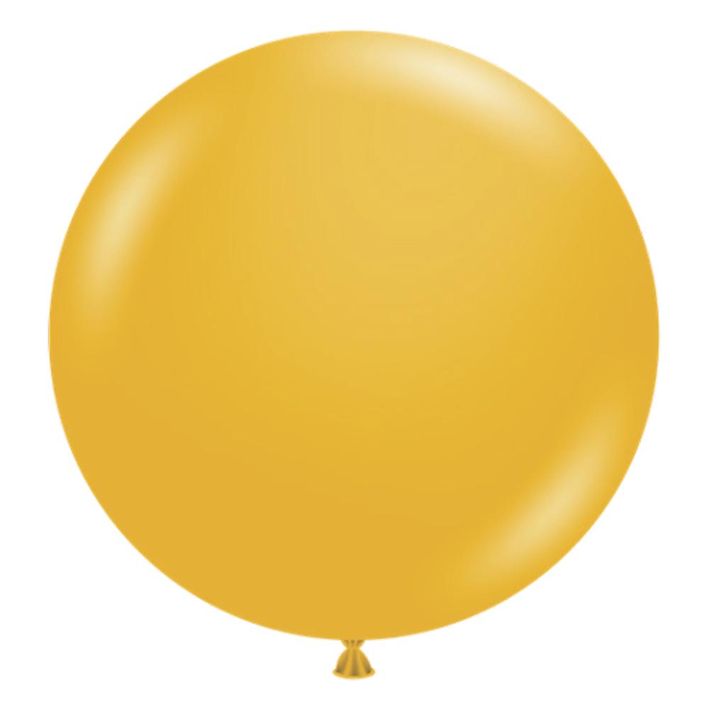 17" Round Balloon, Mustard