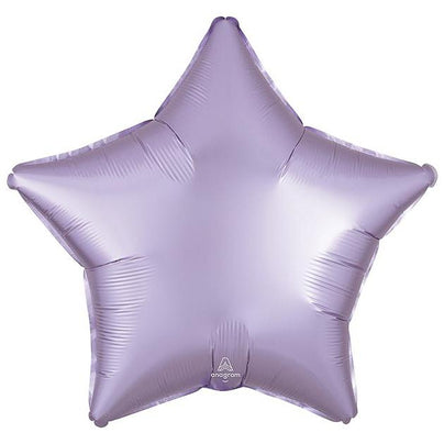 19" Satin Luxe Lilac Foil Star