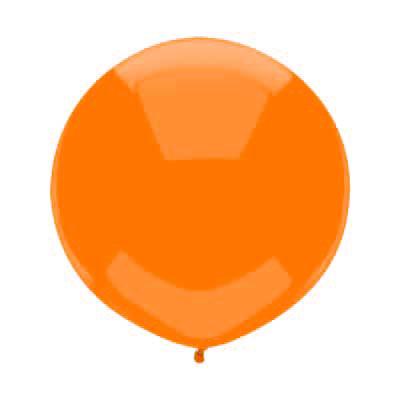 17" Juicy Orange Round Balloon available at Shop Sweet Lulu