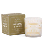 Gold Wassail & Spice Holiday Glass Candle