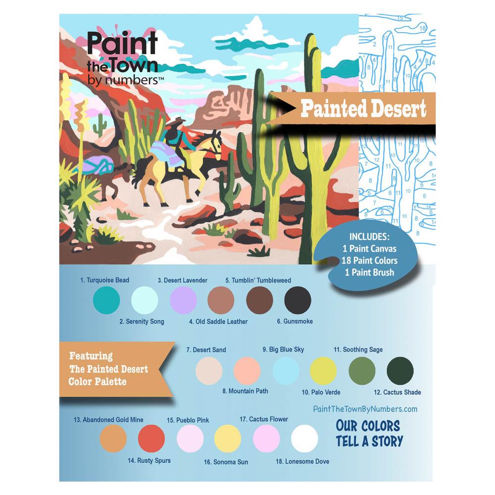 Painted Desert Paint by Numbers Kit