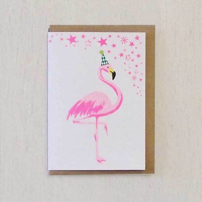 Flamingo Riso Pets Card