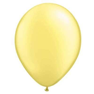 11" Latex Balloon, Lemon Chiffon Pearl available at Shop Sweet Lulu