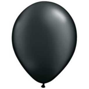11" Latex Balloon, Onyx Black Pearl available at Shop Sweet Lulu