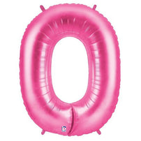 40" Number ZERO Megaloon PINK - Shop Sweet Lulu