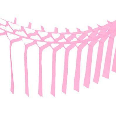 Tissue Streamer Garland, Carnation Pink - Shop Sweet Lulu