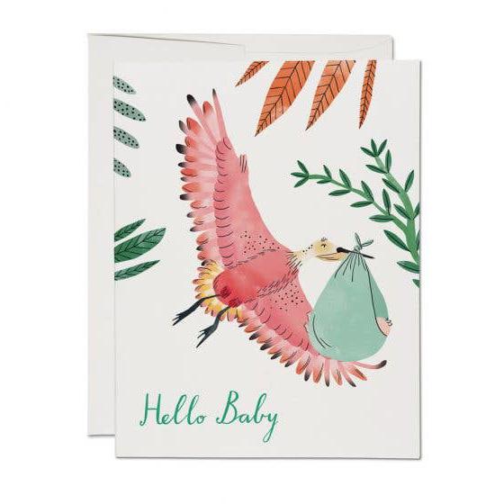 Bird with Baby Card