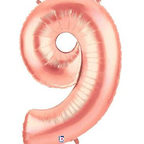 40" Number 9 Megaloon Rose Gold - Shop Sweet Lulu