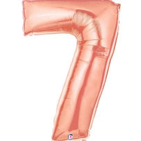 40" Number 7 Megaloon Rose Gold - Shop Sweet Lulu