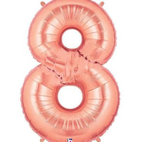 40" Number 8 Megaloon Rose Gold - Shop Sweet Lulu