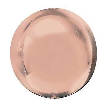 16" Rose Gold Mylar Balloon Orbz available at Shop Sweet Lulu