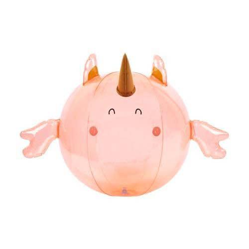 SunnyLife Inflatable Buddy Ball Seahorse Unicorn- Peachy Pink