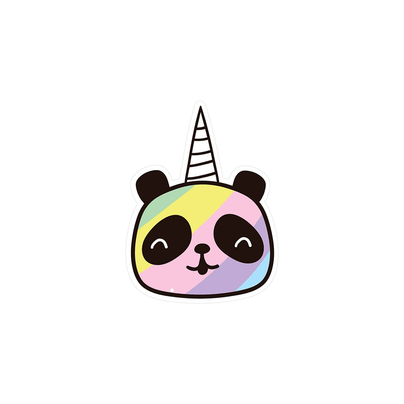 Pandacorn Vinyl Sticker, Shop Sweet Lulu