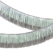 Silver Iridescent Tinsel Fringe Garland, Shop Sweet Lulu