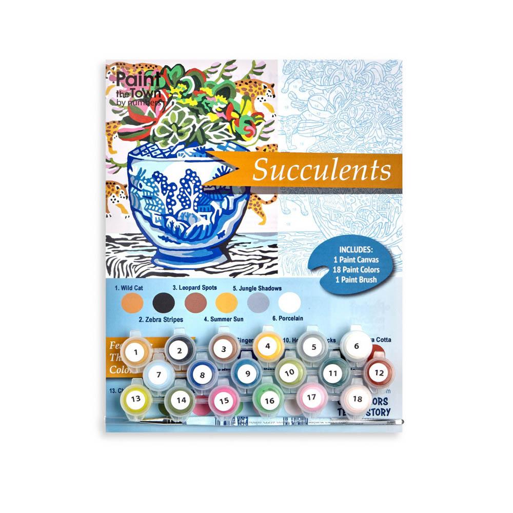 Succulents Paint by Numbers Kit