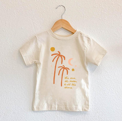 The Sun, Moon And Stars, Toddler & Kids Graphic Tee