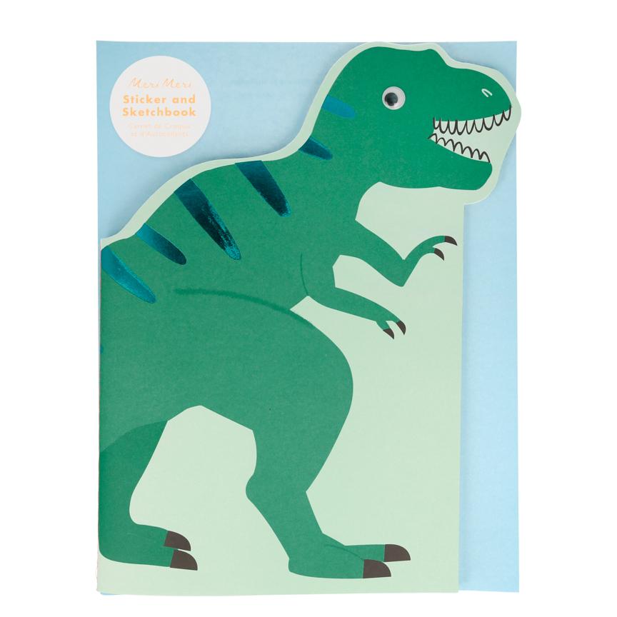 Meri Meri Dinosaur Sticker & Sketchbook