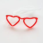 Valentine Crazy Straw Glasses