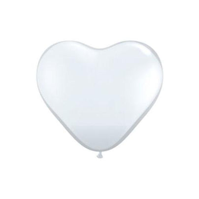 Tiny Heart Balloon, White