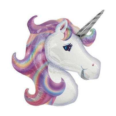33" Mylar Pastel Rainbow Unicorn