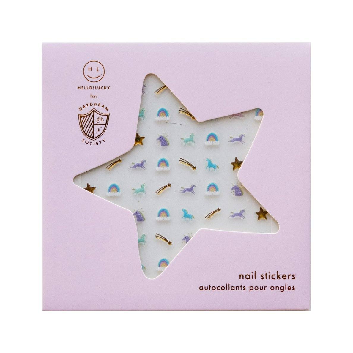 Unicorn + Rainbows Nail Stickers - Shop Sweet Lulu