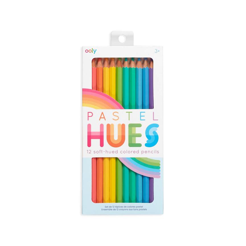 Pastel Hues Colored Pencils- Set of 12