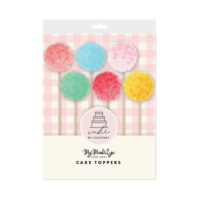 My Mind's Eye Pom Pom Cake Toppers