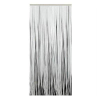 Plastic 'Wet Look' White Fringe Curtain - Shop Sweet Lulu