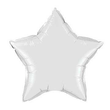 20" White Foil Star Balloon available at Shop Sweet Lulu