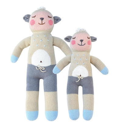 Wooly the Sheep Hand Knit Doll
