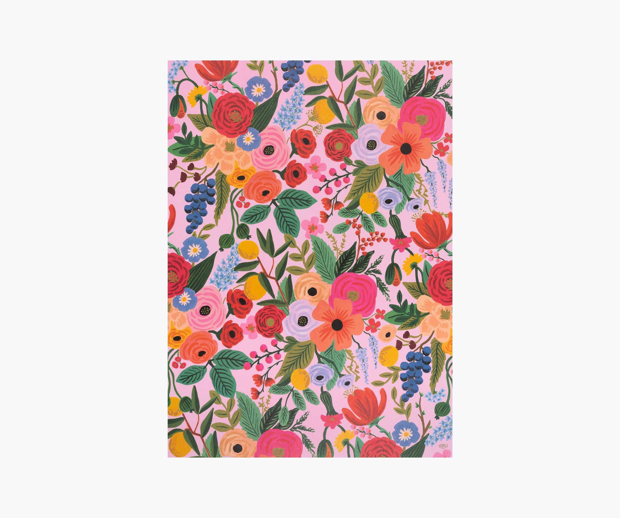 Floral Wrap Sheets, Pink Floral, Jollity & Co